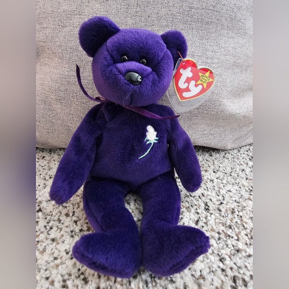 Ty 1997 Princess Diana P.V.C pellet beanie baby